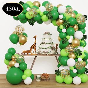 Duerté - Ballonnenboog Groot pakket 150 ST. - Ballonnenpakket - Versieringset Verjaardag - Feestartikelen & Feest versiering - Kant en Klaar Feest Pakket - Decoratie