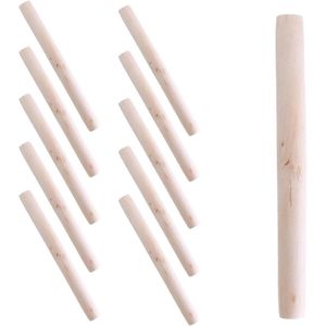 Houten Deegroller - 10 Stuks voor Pizza Fondant Taarten Koekjes Pasta Koken en Bakken