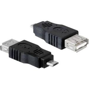Micro USB OTG Adapter om diverse USB apparaten zoals bijvoorbeeld USB-stick, Flashdrive, keyboard en muis aan te sluiten op smartphone of tablet zoals Samsung Galaxy S2, S3, S4, S5, S6, S7 Nexus 5, 7, 10 etc
