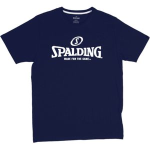 Spalding Essential Logo T-Shirt Heren - Marine | Maat: 3XL