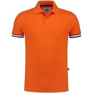 Grote maten oranje polo shirt Holland voor heren - Nederland supporter/fan Koningsdag kleding - EK/WK voetbal - Olympische spelen - Formule 1 verkleedkleding 3XL (58)