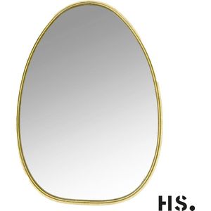 Spiegel Goud Hamilton - Home Society - Hoogte 72 cm - Van 85 nu 69,95 Euro