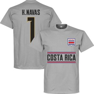 Costa Rica H. Navas Keeper Team T-Shirt - Grijs - XXXL