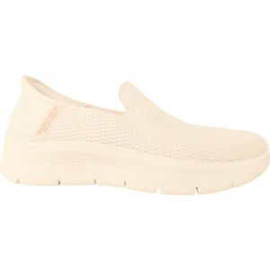 Skechers Instapper Hands-Free Slip-Ins Go Walk Flez Relish 124963/OFWT Wit Machine Washable