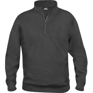 Clique Basic Half Zip 021033 - Grijs-melange - L