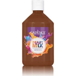 Cadence Cadence Ready Mix Acrylverf Mat 500 ml Bruin.