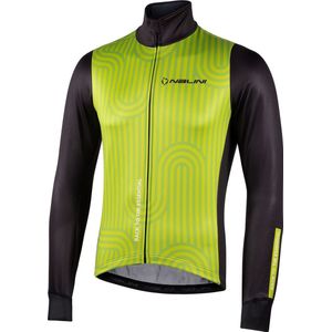 Nalini - Heren - Fietsjack winter - Winddicht Warm Wielrenjack - Geel - NEW STRADA JKT - XXXL