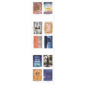 Bpost - Kunst - 10 postzegels tarief 1 - Verzending België - Folon