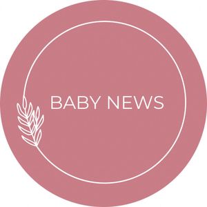 KLEINE FRUM - BABY NEWS - hallo baby - sticker - zwanger - baby - bekendmaking - geboorte - sluitzegel - geboortekaartje - baby op komst - 20 stuks - 39 mm - KLEINE FRUM