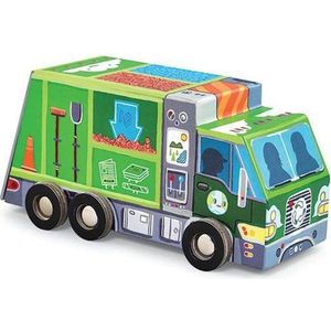 Crocodile Creek Vehicle Puzzle - Recycle truck