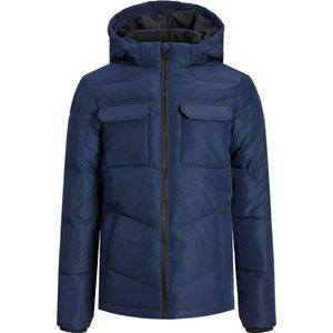 JACK & JONES JUNIOR JJMASON PUFFER JACKET JNR Jongens Jas - Navy Blazer - Maat 152