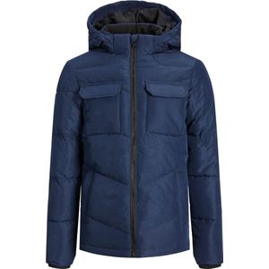 JACK & JONES JUNIOR JJMASON PUFFER JACKET JNR Jongens Jas - Navy Blazer - Maat 128