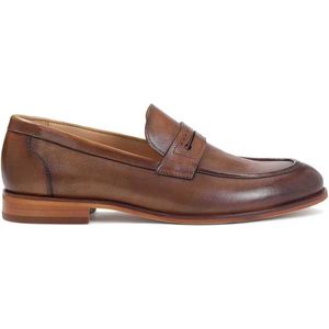 Mannen slip on smart casual suede loafers