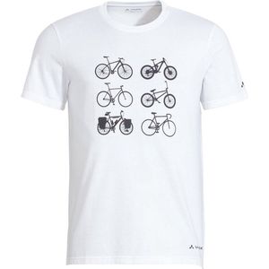 Vaude Bike Cyclist V T-shirt Met Korte Mouwen Wit XL Man