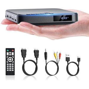 DVD Speler met HDMI - Externe DVD Speler 1080P - Blu Ray Spelers – Portable – Zwart