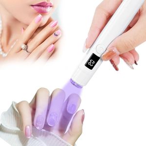 Kleine UV-nagellamp - oplaadbare UV-lampen voor gelnagels met LED-scherm en timer - draagbare USB-nageldroger - 45s 60s - draagbare led-nagelzaklamp - cadeau voor vrouwen nagelkunst