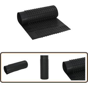 vidaXL Afvoerfolie HDPE 0,5x20m - Duurzaam & Sterk Afvoerfolie - Drainagesysteem - Grondwaterafvoer - Isolatie Mat - Funderingsscherming