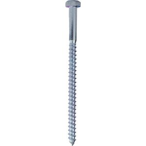 Wovar Houtdraadbouten Verzinkt M8 x 130 mm | Doos 100 stuks