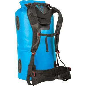 Sea to Summit Hydraulic Dry Bag with Harness Drybags - 65L - Blauw - Waterdichte rugzak