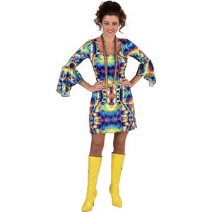 Magic Design Verkleedjurk Groovy Dames Polyester Groen Maat Xxl