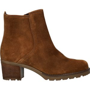 Gabor Enkellaarsjes cognac Suede - Dames - Maat 36