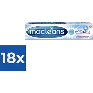 Macleans Tandpasta - Whitening 100 ml - Voordeelverpakking 18 stuks