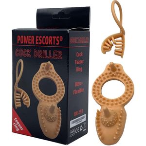 Power Escorts - Cock Driller - Teaser Ring - Ultra Flexibile - BR238