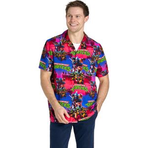 OppoSuits Shirt - TMNT™ Dude! - Heren Overhemd - Korte Mouwen - Meerkleurig