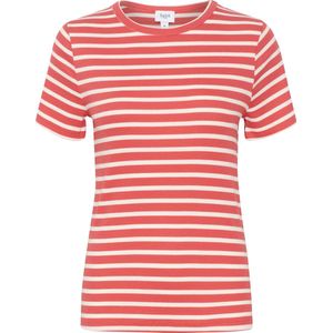 Saint Tropez AstaSZ SS Stripe T-Shirt Dames T-shirt - Maat XXL