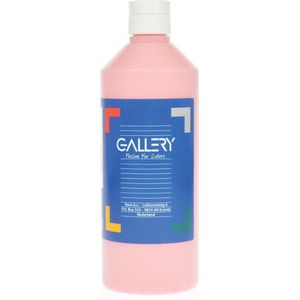 Gallery plakkaatverf, flacon van 500 ml, roze 6 stuks
