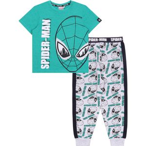 Groen-grijze pyjama voor jongens met korte mouwen - SPIDER-MAN Marvel / 110