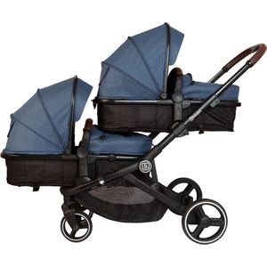 BabyGO - Duo Kinderwagen - Blauw