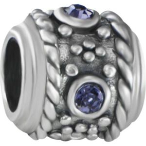 Quiges - 925 - Zilveren - Bedels -Sterling zilver - Beads - Ornament Kraal Charm - Geschikt – voor - alle bekende merken - Armband Z025