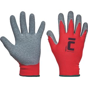 Cerva HORNBILL blister handschoenen 01080002BN - 12 stuks - Rood - 10
