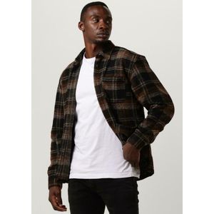 Forét Ivy Wool Overshirt Overhemden Heren - Bruin - Maat XXL