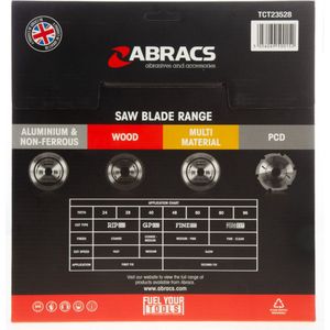 Abracs TCT Cirkelzaagblad 235 mm x 30 mm x 40T - Hout - Hout