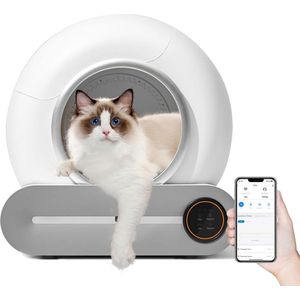 Solacis Zelfreinigende kattenbak - Automatische kattenbak - Elektrische kattenbak - Robot kattenbak - Must have voor uw kat!