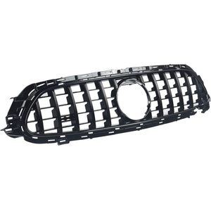 GT GTR Diamant Voorinlaat Grille - Gloss Black - Auto Accessoires - Voor Mercedes W213 E-Klasse E200/E300/E400/E53 AMG (2020)