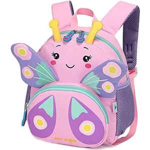 Kinderrugzak Peuter - Kids Schooltas - Waterdicht Ademend - Cartoon Animal - Baby Nursery Reistas - Borstclip - Preschool Kleuterschool