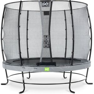 EXIT Elegant trampoline ø253cm met Economy veiligheidsnet - grijs