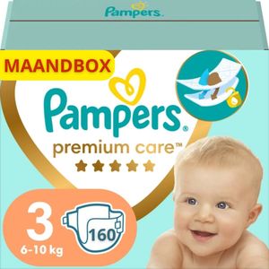 Pampers Premium Care Maat 3 - 160 luiers Maandbox