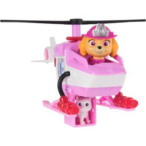 PAW Patrol - Brandweerredding - Skye's brandweerhelikopter - speelgoedvoertuig met speelfiguur