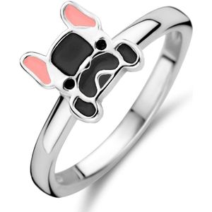 Ring Hond Zilver Gerhodineerd