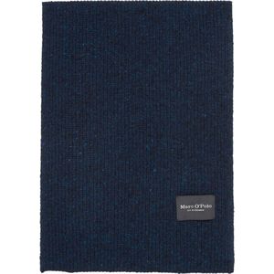 Marc O'Polo Sjaal Knitted Scarf Dark Navy Donkerblauw