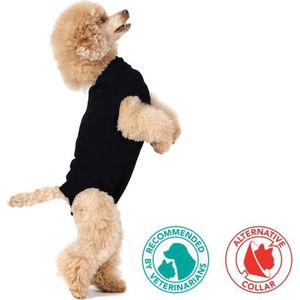 Suitical Recovery Suit Hond: Maat XXS - Zwart