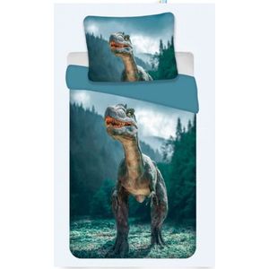 Dinosaurus Dekbedovertrek 140 x 200 cm 70 x 90 cm - Katoen