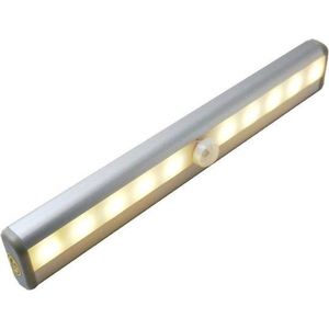 LED keuken / kast verlichting - warm wit - 19cm - Sensor - OPLAADBAAR - Aluminium
