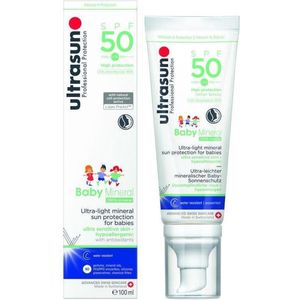 Ultrasun Zonnebrand Baby Mineral Ultra Sensitive Skin SPF 50 100 ml