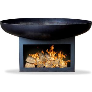 ApexArte® Vuurkorf voor Buiten - Vuurschaal - Terrashaard - Zwart