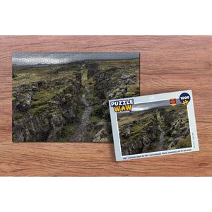 Puzzel Het landschap in het Nationaal park Þingvellir in IJsland - Legpuzzel - Puzzel 1000 stukjes volwassenen